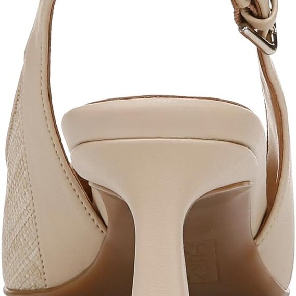 Women's Tansy Slip-On Shoes with 2 1/8 Inch Flared Heel in Coastal Tan - Picture 3 of 9